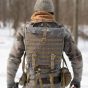 Latitude Profile Platform Pocket designed to carry climbing sticks and saddle platform with MOLLE compatibility

