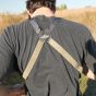 Latitude Saddle Suspenders with integrated binocular harness attachment and support straps
