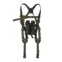 Latitude Saddle Suspenders with integrated binocular harness attachment and support straps
