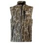 Mathews Bottomland Vest with DWR finish, taped zippers, bonded microfleece lining, and adjustable hem
