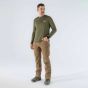 First Lite 308 Lined Pant in Dry Earth, fleece-lined softshell with cargo pockets and thigh vents
