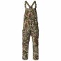 First Lite Core Insulated Bib Pant in Specter camo with full-length side zips, chest handwarmer pocket, and PrimaLoft Gold insulation
