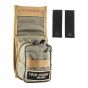 The Push Archery Delta pocket quiver with magnets, MOLLE straps, and pocket