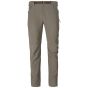 First Lite Trace 5-Pocket Pant in Walnut with outer-thigh vents, zip rear pockets, and low-profile removable belt
