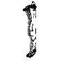 Darton Sequel 31 with 7075 T6 Forged Riser, BBS Dual Sync Cams, and .870 limbs, offering smooth, fast, and quiet performance for precision shooting. Grey