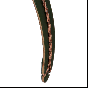 Bear Archery Kodiak Recurve Bow featuring a shedua riser, purple heart inlay, and green glass limbs, perfect for hunting and target shooting.
