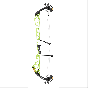 Mathews Title 38 Target Bow with 38" axle-to-axle design, featuring Bridge-Lock Carbon Target Bars, SwitchWeight Cam, and Anchor Weight System for elite competition accuracy - Electric Green