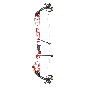 Mathews Title 38 Target Bow with 38" axle-to-axle design, featuring Bridge-Lock Carbon Target Bars, SwitchWeight Cam, and Anchor Weight System for elite competition accuracy - Metallic Red