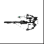 CenterPoint Tradition 405 Crossbow with stealth black adjustable stock, Whisper Silencing System, and full accessory package including 4x32 illuminated scope and three 20-inch arrows.

