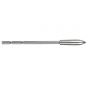 Easton X10 Stainless Steel Break-Off Target Points with adjustable weight sections for fine-tuning arrow flight and accuracy.
