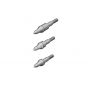 Gold Tip EZ-Pull .204 Series Screw In Target Points for easy arrow removal and durability.
