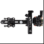 B3 Archery Exact Competition Hunter Sight with steel pins, fiber retention, adjustable sight indicator, and 5" extension bar for precision hunting.
