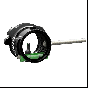 Shrewd Optum 29 mm Scope, customizable CNC machined archery sight with adjustable fiber cover, light ports, and precision fit for optimal clarity and accuracy.

