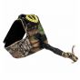 Tru-Fire Hardcore Buckle Foldback Release, adjustable trigger pressure and travel with camo leather strap for optimal archery performance.
