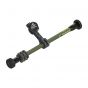Bee Stinger Microhex Counter Slide Stabilizer with Dovetail Mount, featuring 40% vibration reduction, available in 10", 12", and 15".
