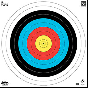 Maple Leaf FITA 10-Ring 4 Color Official Targets