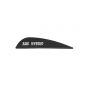 AAE Hybrid 23 Vanes – 2.3” High-Performance Arrow Fletching in Bright Colors. Black
