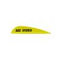 AAE Hybrid 23 Vanes – 2.3” High-Performance Arrow Fletching in Bright Colors. Yellow