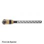 Mathews Bridge-Lock Stabilizer for precision archery, available in 8", 10", and 12", with Inner Link Weight Technology.
 - First Lite Specter