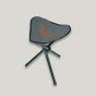 Half Rack 3-Legged Stool with aluminum legs, 600D seat, and shoulder strap.
