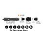 Hamskea DC InSight Short Draw Deluxe Peep System with lens cartridges, apertures, and carry case
