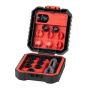 Hamskea DC InSight Short Draw Deluxe Peep System with lens cartridges, apertures, and carry case
