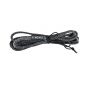 Novix AmSteel Rope with spliced eye and Prusik Knot for silent climbing stick attachment.
