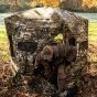 Primos Double Bull SurroundView Max Hunting Blind - 180 Degree Vision Ground Blind with Silent Entry
