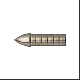 Carbon Express Line Jammer .348 Parabolic Target Point with parabolic cone design for deflection reduction and threaded weight system for customization.
