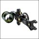HHA Optimizer King Pin Rheostat Single Pin Compound Bow Sight with Blue Burst light, crystal clear magnifier, and tool-free adjustments for bowhunters.
