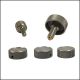 Axcel AX Series Sight Replacement Knobs in black and silver for precise sight adjustments.
