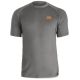 First Lite Men's Wick Short Sleeve Crew - Heather Grey