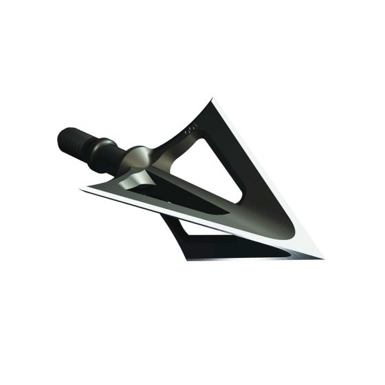 G5 Outdoors Montec Fixed Blade Broadhead with one-piece steel construction and 1-1/8" cutting diameter for high penetration.
