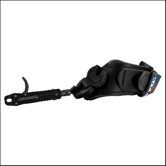 Tru Ball Assassin XT Sting Release, dual caliper jaws with ergonomic design and adjustable travel for precision in archery.
