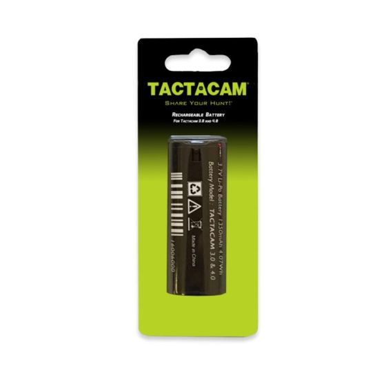 Tactacam rechargeable camera battery for 5.0, 4.0, and Solo models
