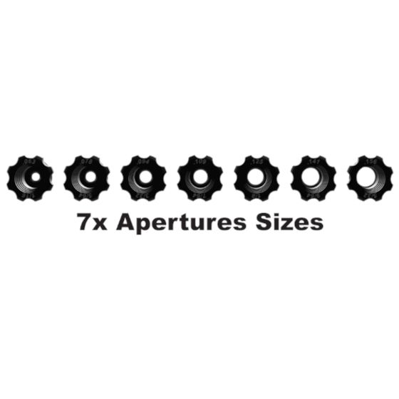 Hamskea DC InSight interchangeable polymer peep sight apertures
