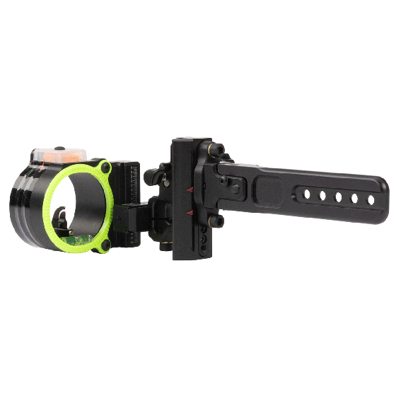 Bowtech Centermass Dual Trac Sight, featuring dual pin system, micro-adjustable .019 Pro Pins, and PhotoChromatic shell for improved visibility and accuracy.
