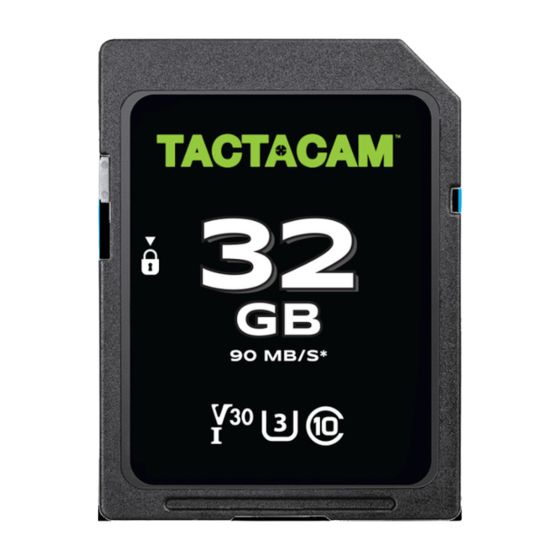 Tactacam REVEAL 32GB SD card Class 10 high-speed memory for trail cameras
