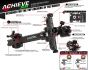 Axcel Achieve XP 6" Compound Bow Sight with ultra-high modulus carbon bar, micro-adjustable windage and elevation, and metal sight tapes for precision shooting.
