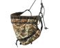 Trophyline Specter Venatic Saddle in First Lite Specter camo with wide support panels and MOLLE webbing
