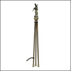 Primos Trigger Stick Gen 3 Tripod with Quick Detach Yoke System and one-hand adjustability for shooting stability.
