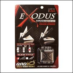 QAD Exodus Full Blade Crossbow Broadhead Replacement Blades