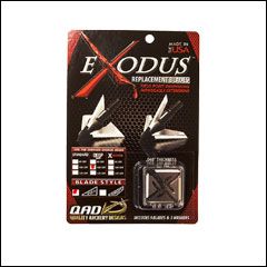 QAD Exodus Full Blade Deep Six Broadhead Replacement Blades