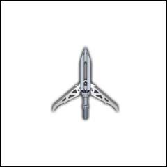 Ravin Titanium Crossbow Broadhead with Ti6AL4V Grade 5 titanium and 2-inch cutting diameter, designed for superior accuracy and penetration.
