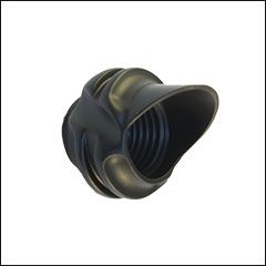 Specialty Archery 1/4" Large Hooded 37 Degree Peep Housing