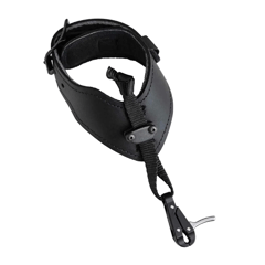 Cobra Archery Sportsman String Release, pinch-to-close double caliper design with adjustable ergonomic trigger and leather buckle wrist strap.
