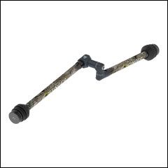 Bee Stinger Sport Hunter Xtreme Bow Stabilizer Kit with front and back stabilizers for superior hunting stabilization and shot control.
