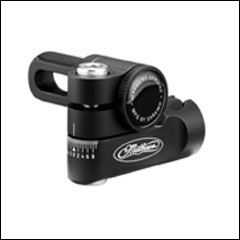 Mathews Genuine Adjustable Stabilizer V-Bar Mount with hybrid clamp-taper system and quick disconnect for bow stabilization.

