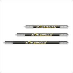 Bee Stinger Competitor Stabilizer V-Bar for customizable archery stabilization in various lengths.

