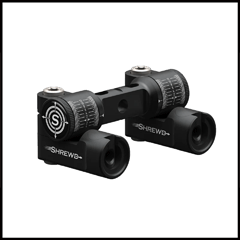 Atlas V-Bar Mount for precision archery stabilization, available in single and double configurations.
